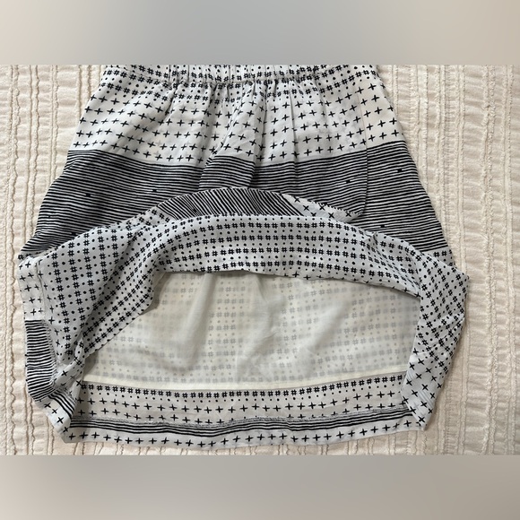 Madewell XS lightweight black & white skirt - Picture 3 of 5